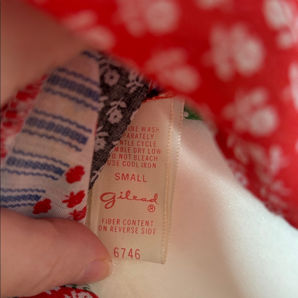 OOAK Vintage Gilead patchwork dress quilt Dress size small patterned - Picture 9 of 12